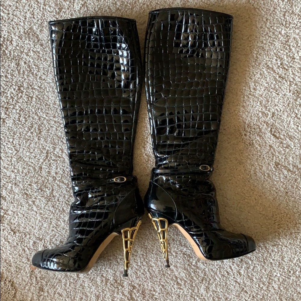 Giuseppe Zanotti vero cuoio leather boots - Picture 1 of 8